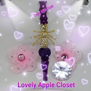 Bling Blunt Holder - Spider Purple